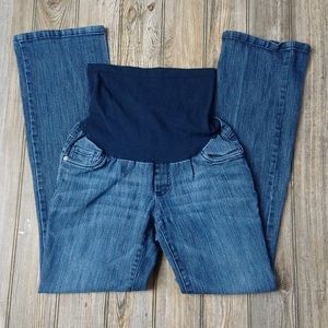 Oh Baby Motherhood Maternity Stretchy Blue Jeans Denim Pants